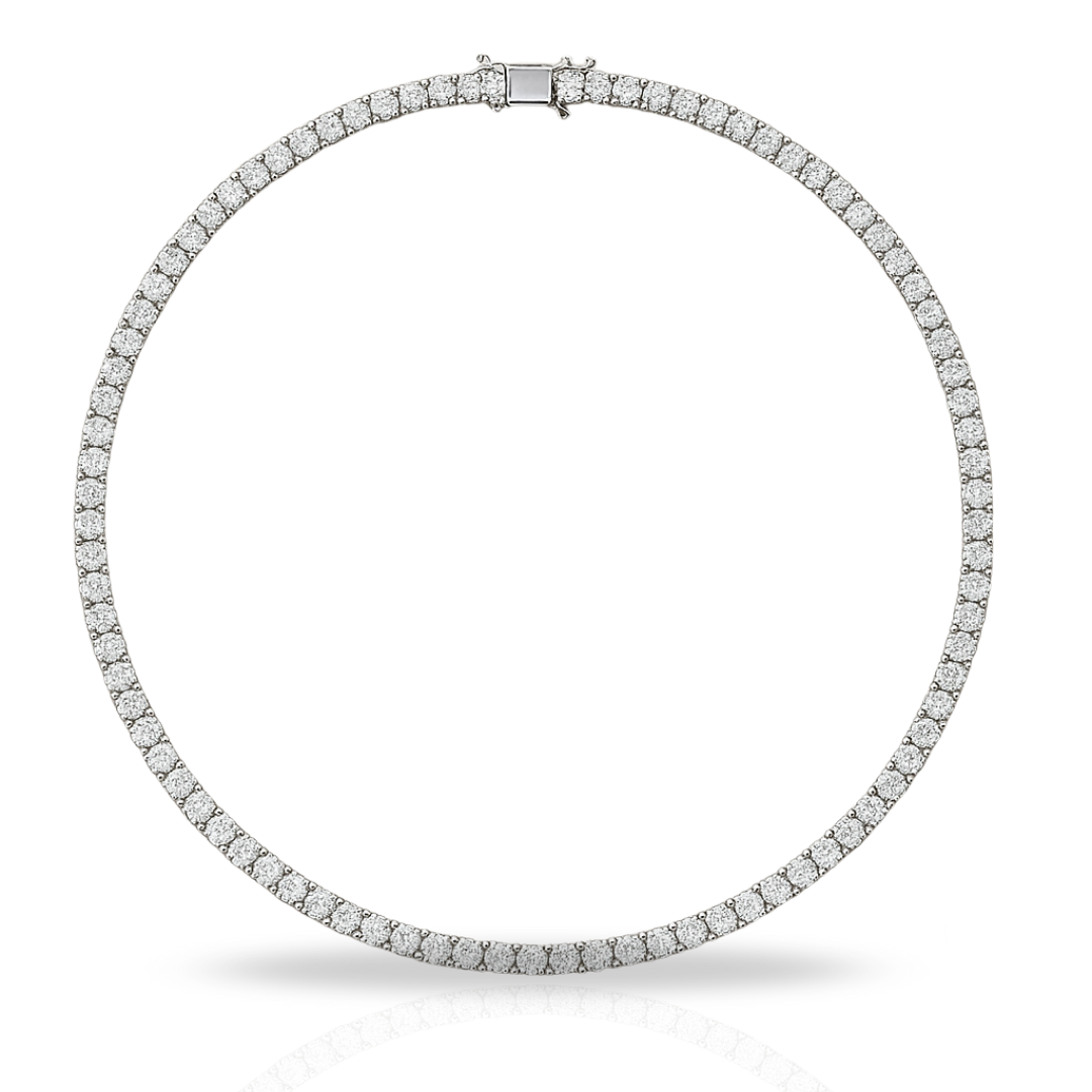 Colier tennis 3 mm cu zirconii incolore