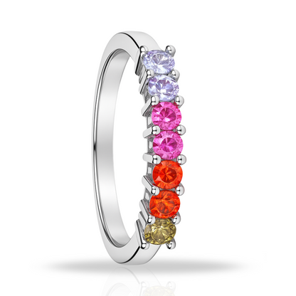 Inel semitennis 2 mm multicolor