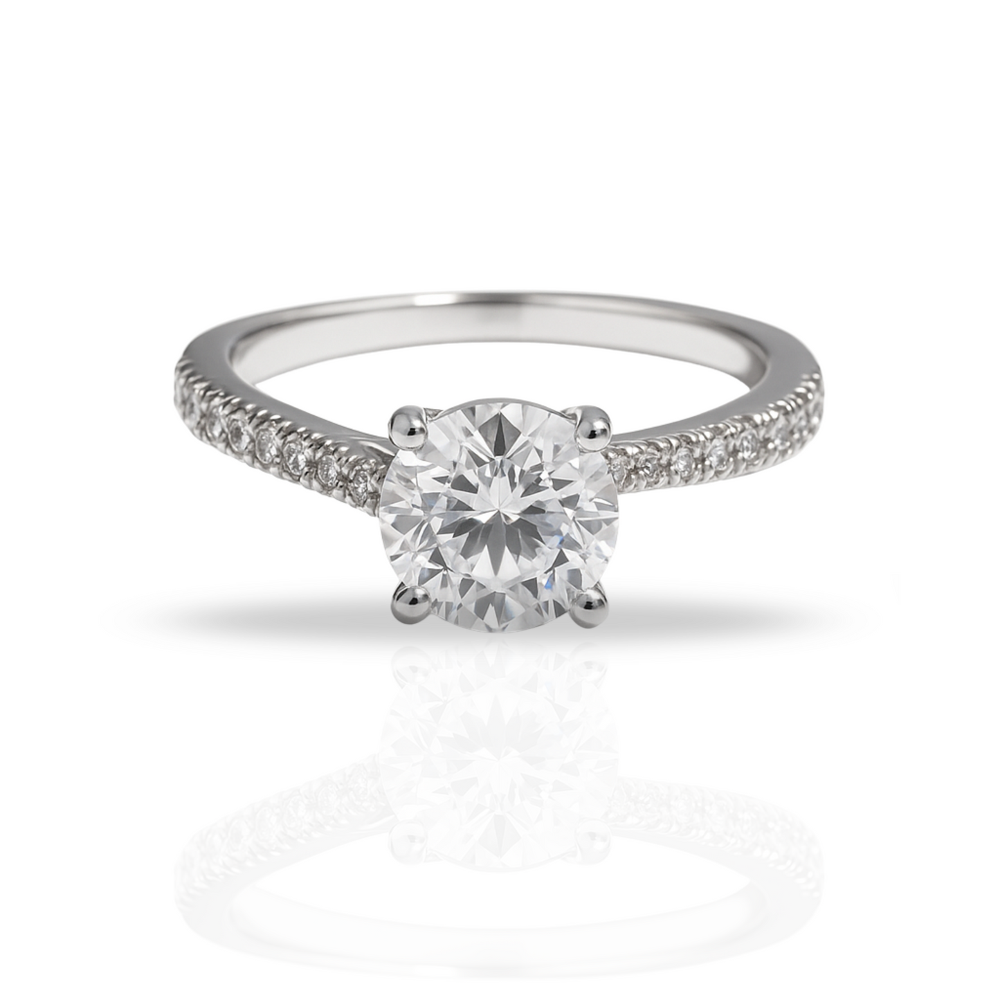 Inel zirconiu rotund princess