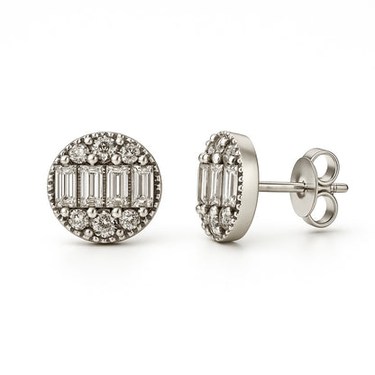 Cercei cu baghete pe mijloc