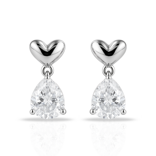 Cercei inima si lacrima