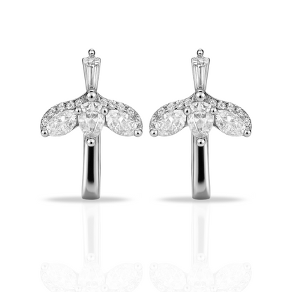 Cercei stil avion cu zirconii