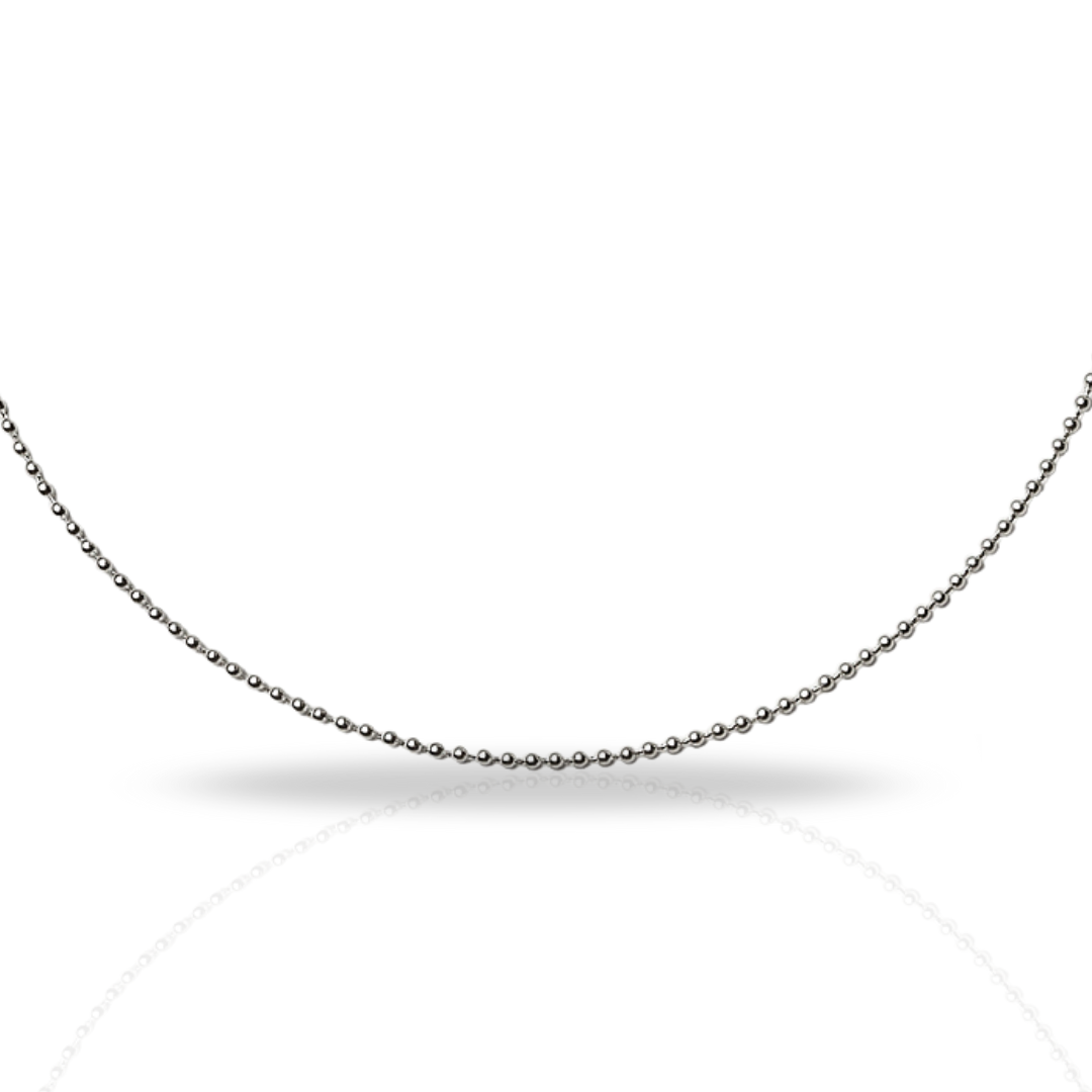 Lanț cu biluțe 1 mm de 40 cm