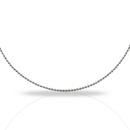 Lanț cu biluțe 1 mm de 40 cm