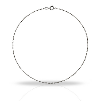 Lanț cu biluțe 1 mm de 40 cm