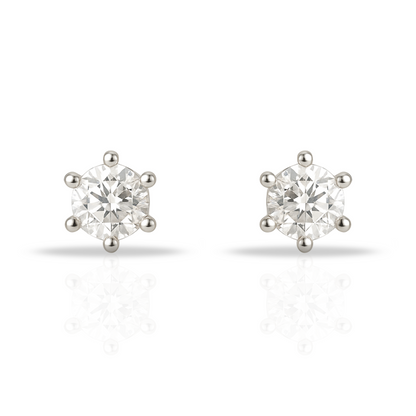 Cercei zirconia stud 4 mm