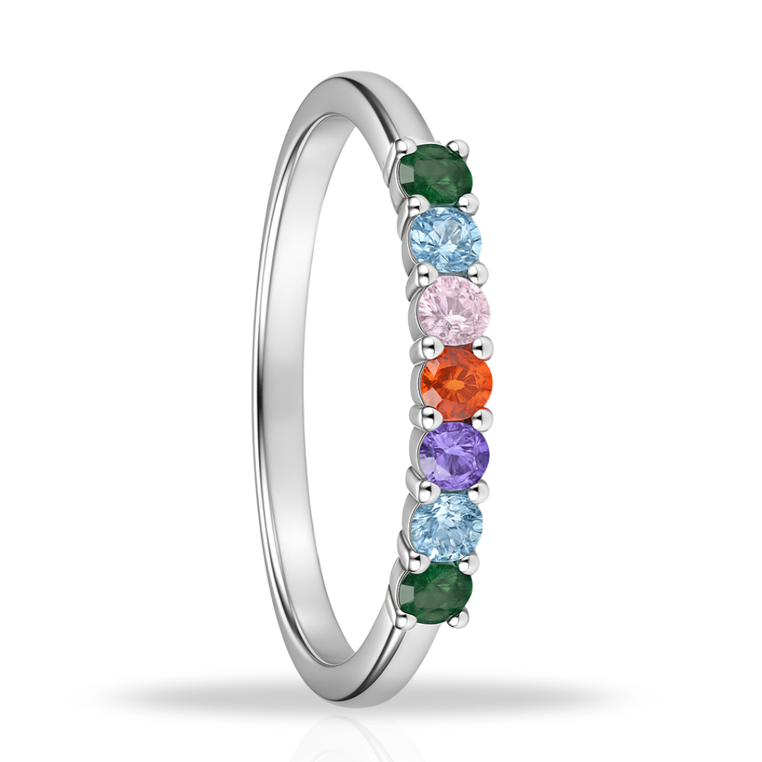 Inel semitennis 1.5 mm multicolor