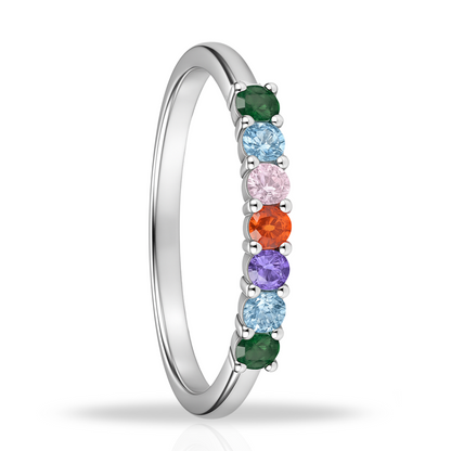 Inel semitennis 1.5 mm multicolor