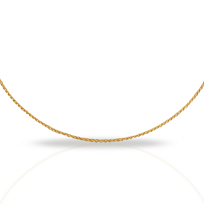 Lant auriu classic 1 mm de 45 cm