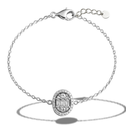 Brățară cu oval elegant