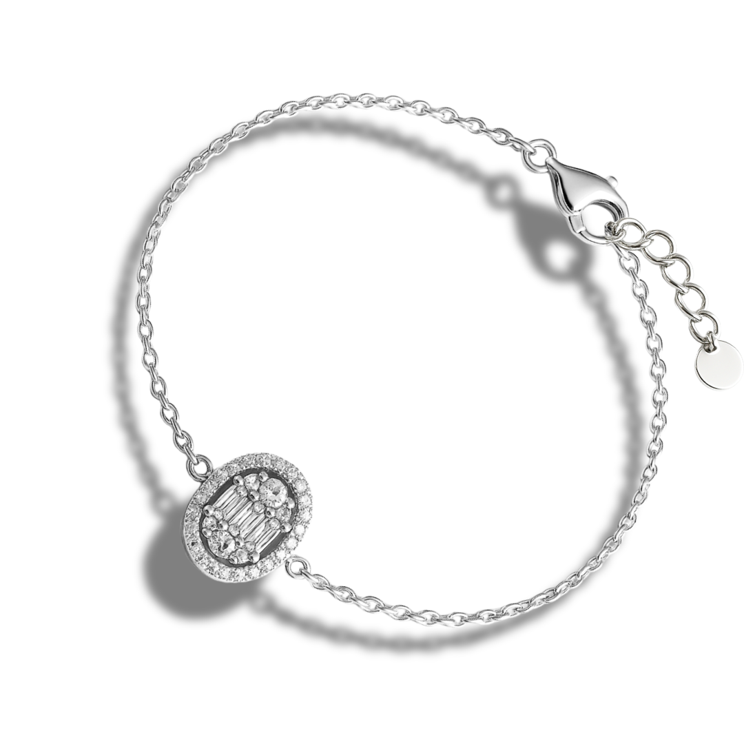 Brățară cu oval elegant