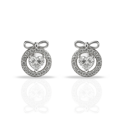 Cercei inima si infinit cu cerc