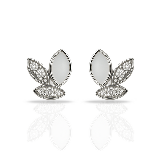 Cercei bunny cu sidef