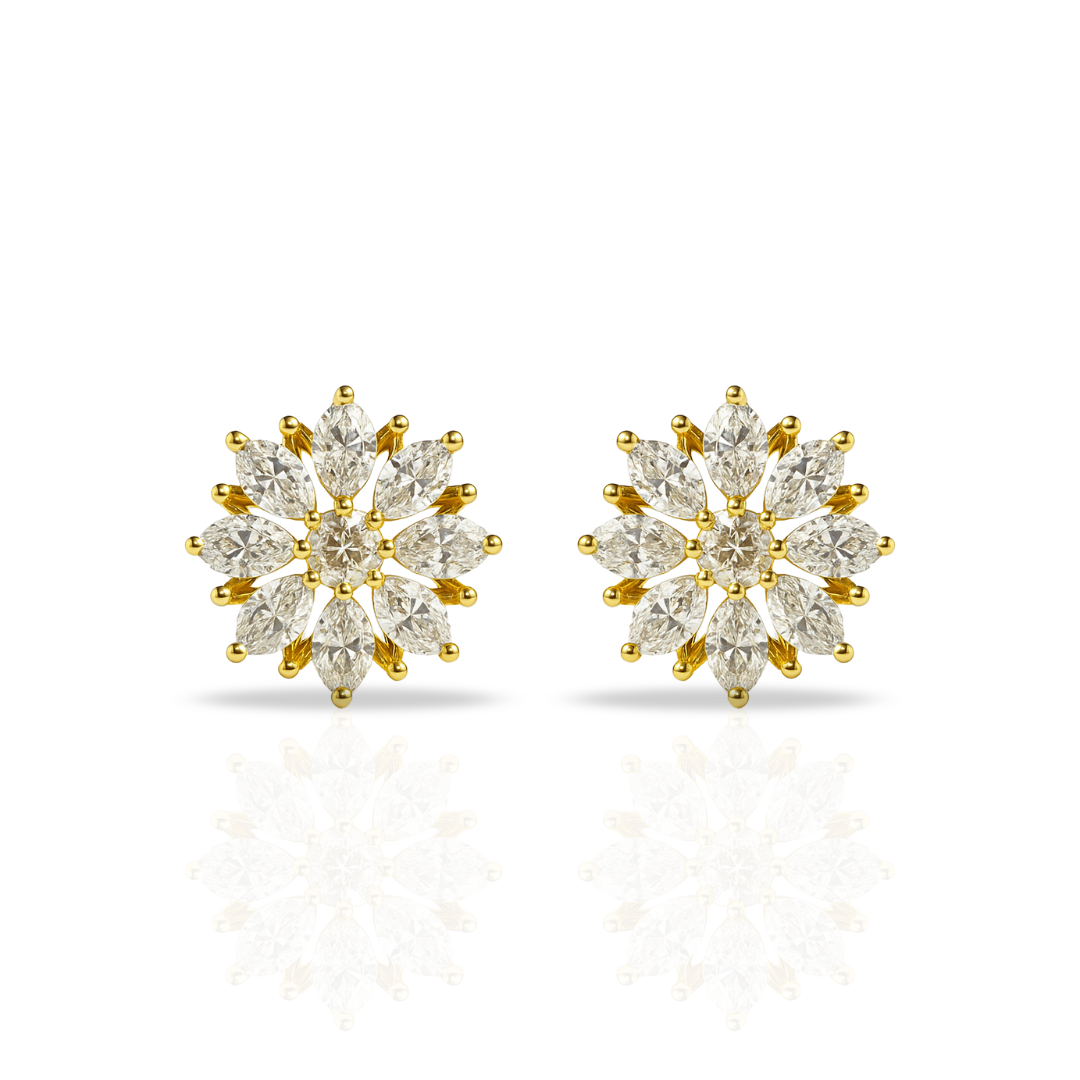 Cercei aurii margareta