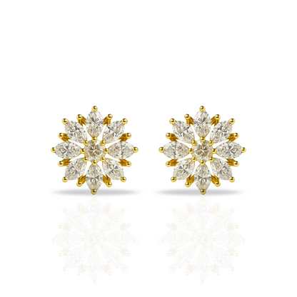 Cercei aurii margareta