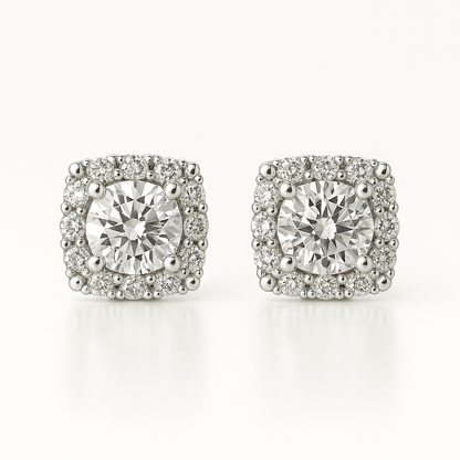 Cercei pătrat princess