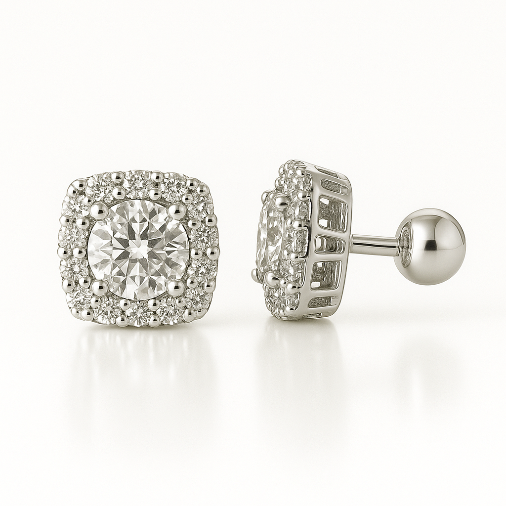 Cercei pătrat princess