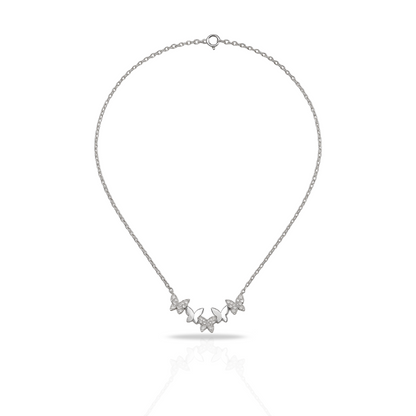Colier cu 5 fluturi
