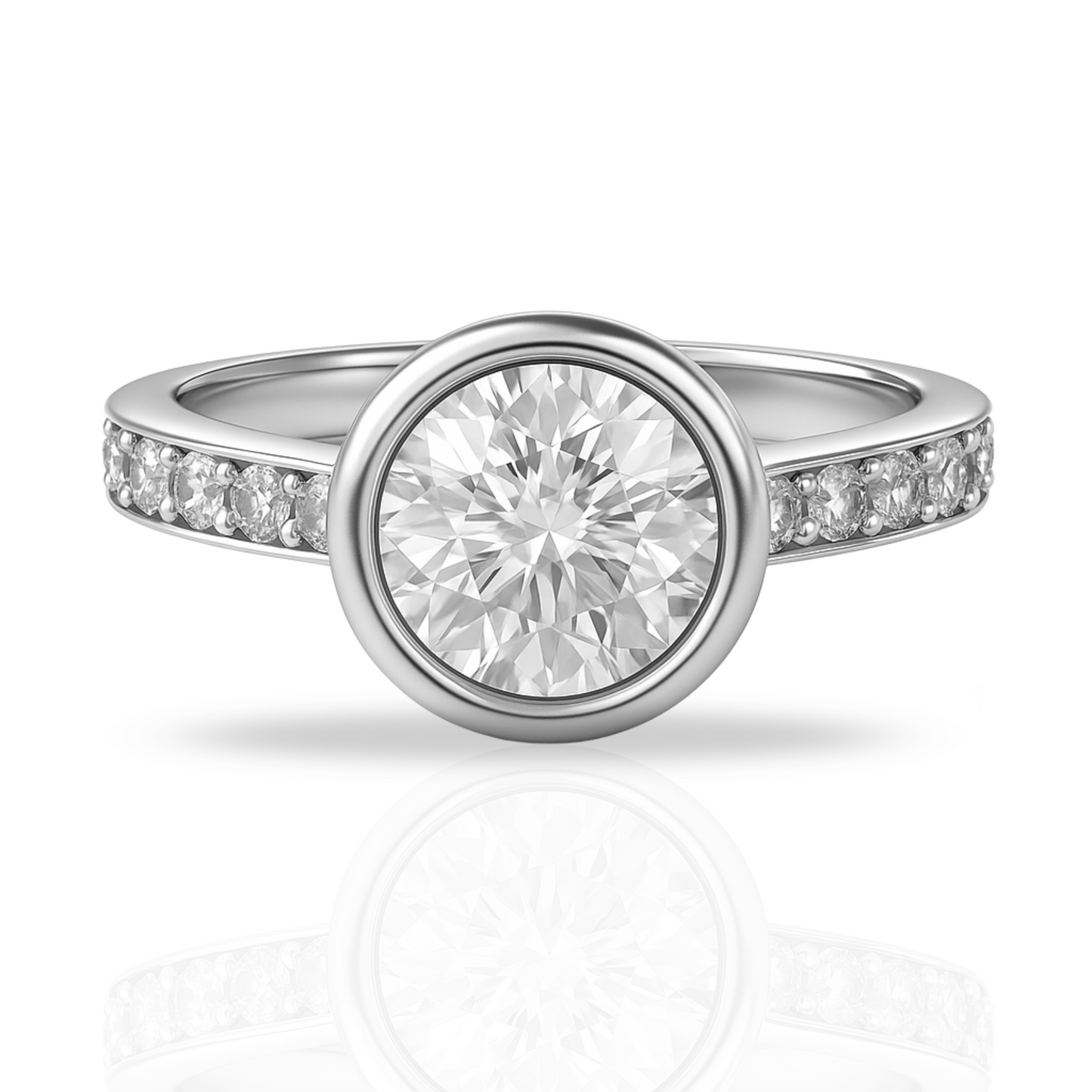 Inel cerc si zirconii