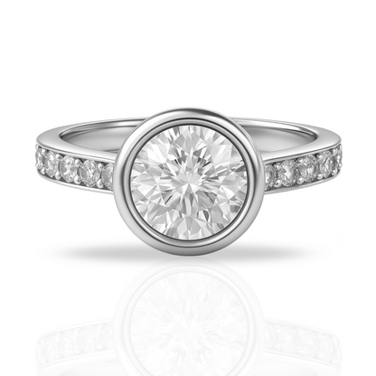 Inel cerc si zirconii