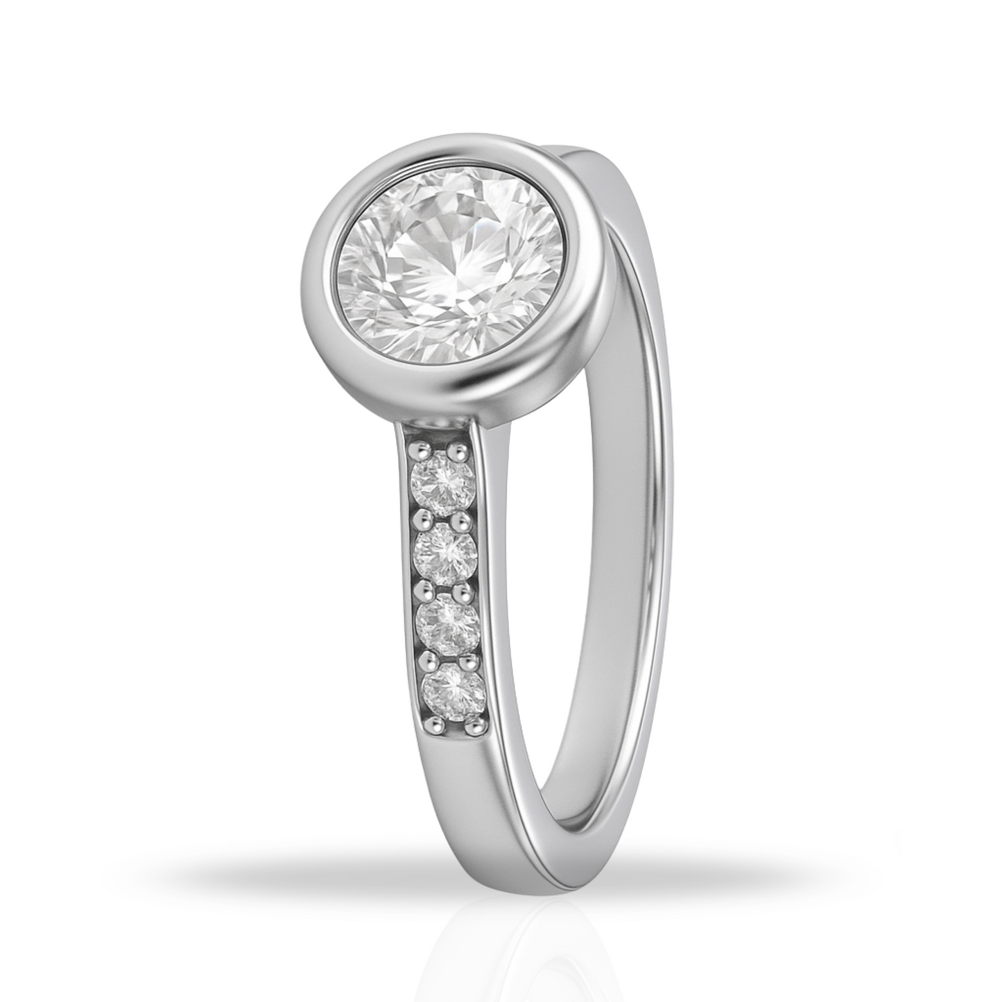 Inel cerc si zirconii