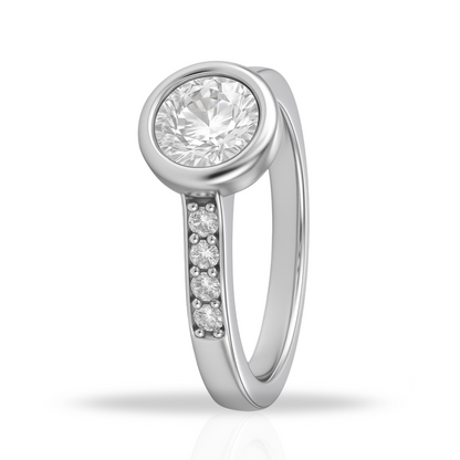 Inel cerc si zirconii