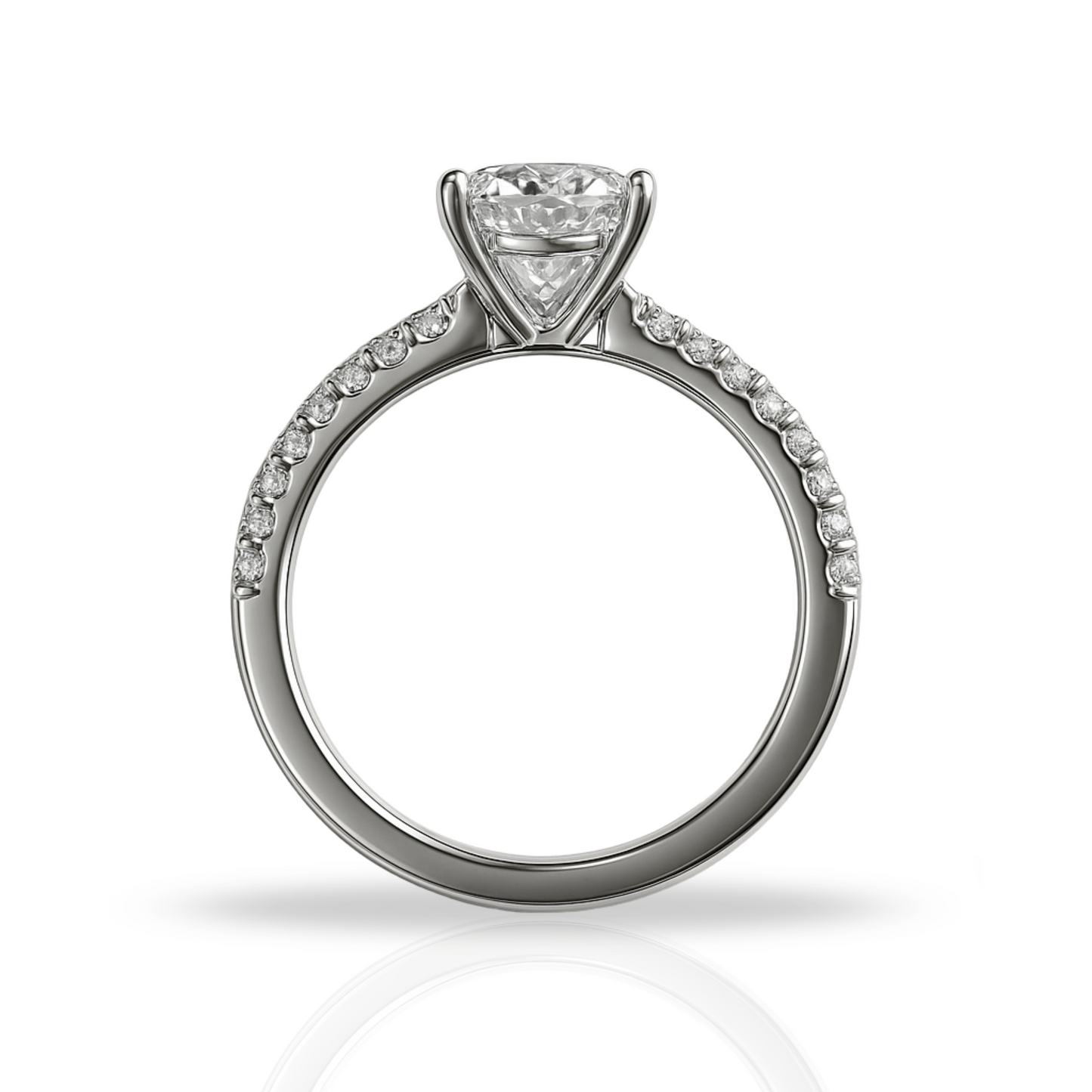 Inel inima princess incolor