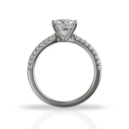 Inel inima princess incolor