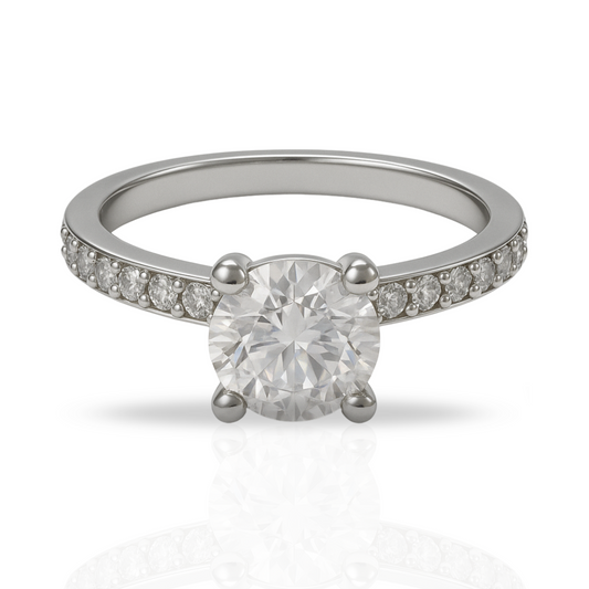 Inel cerc si zirconii