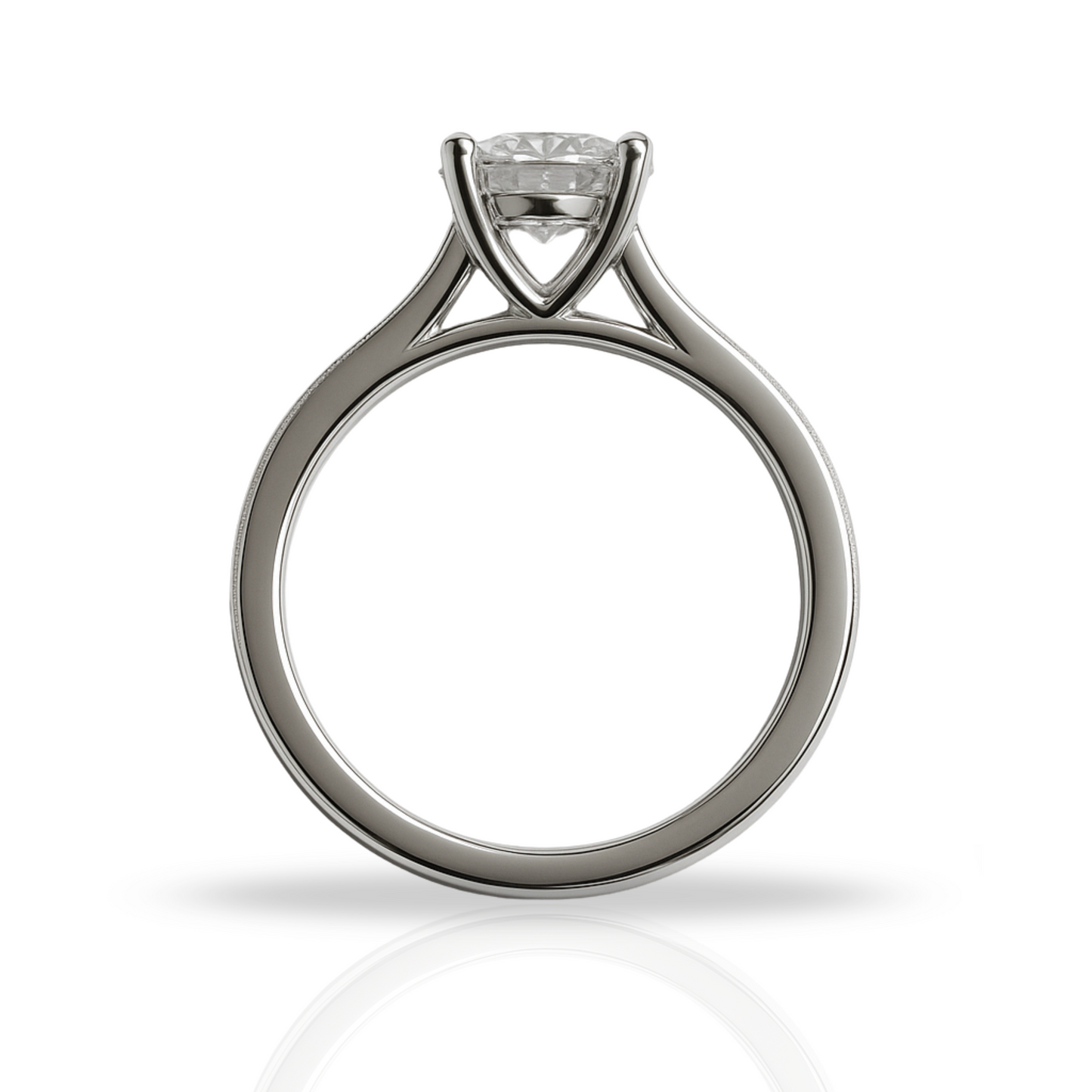 Inel cu rotund si zirconii