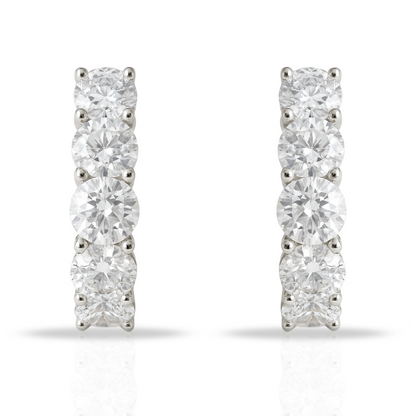 Cercei tennis cu zirconii