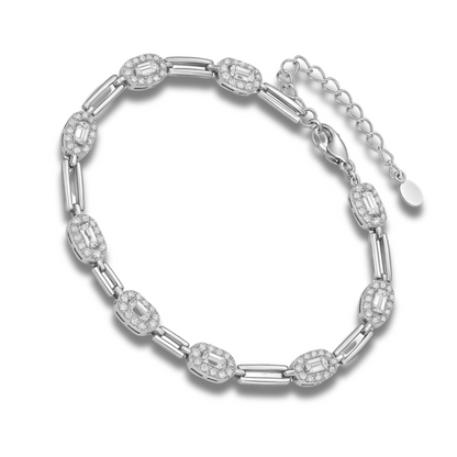 Brățară eleganta cu zale si ovale