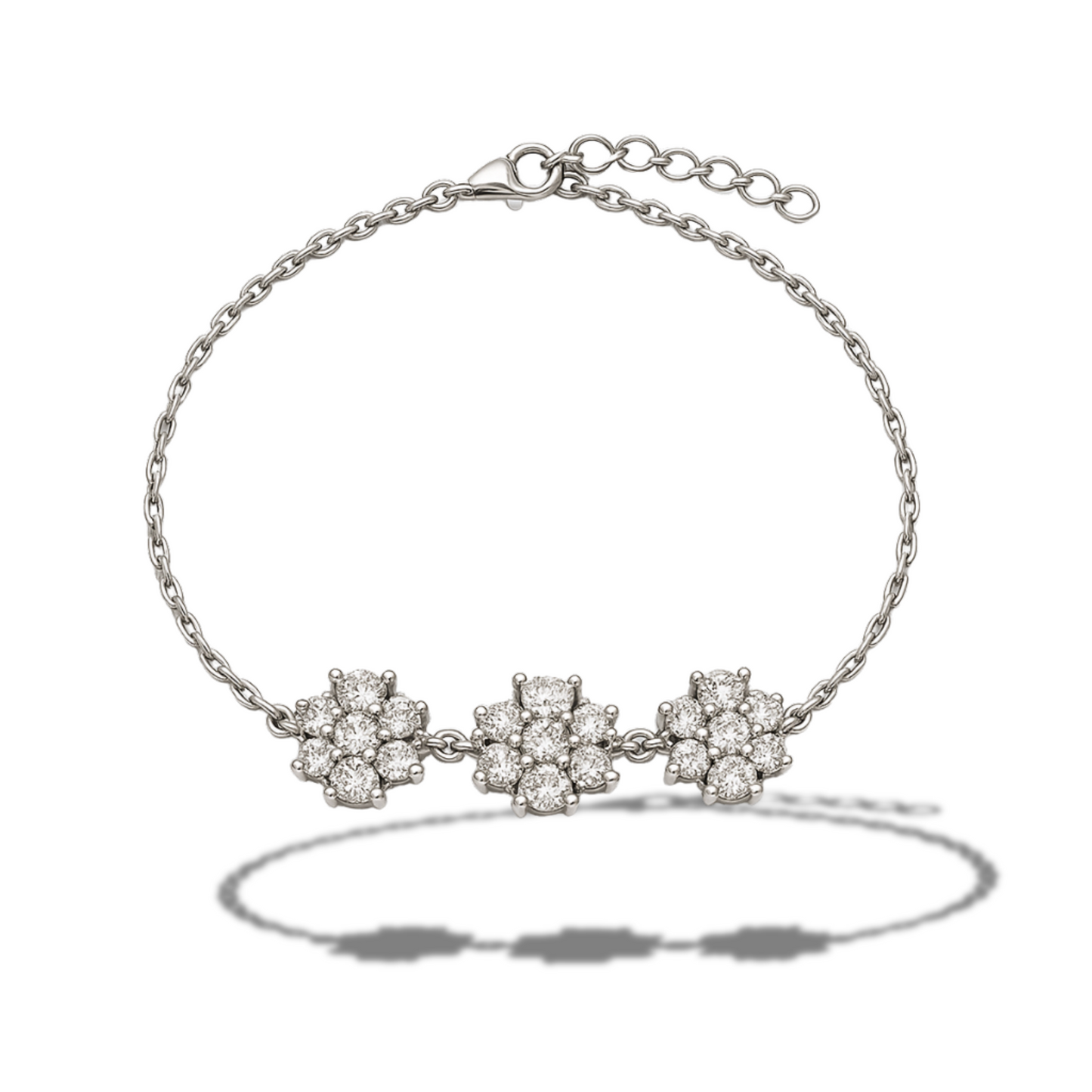 Brățară cu trei flori