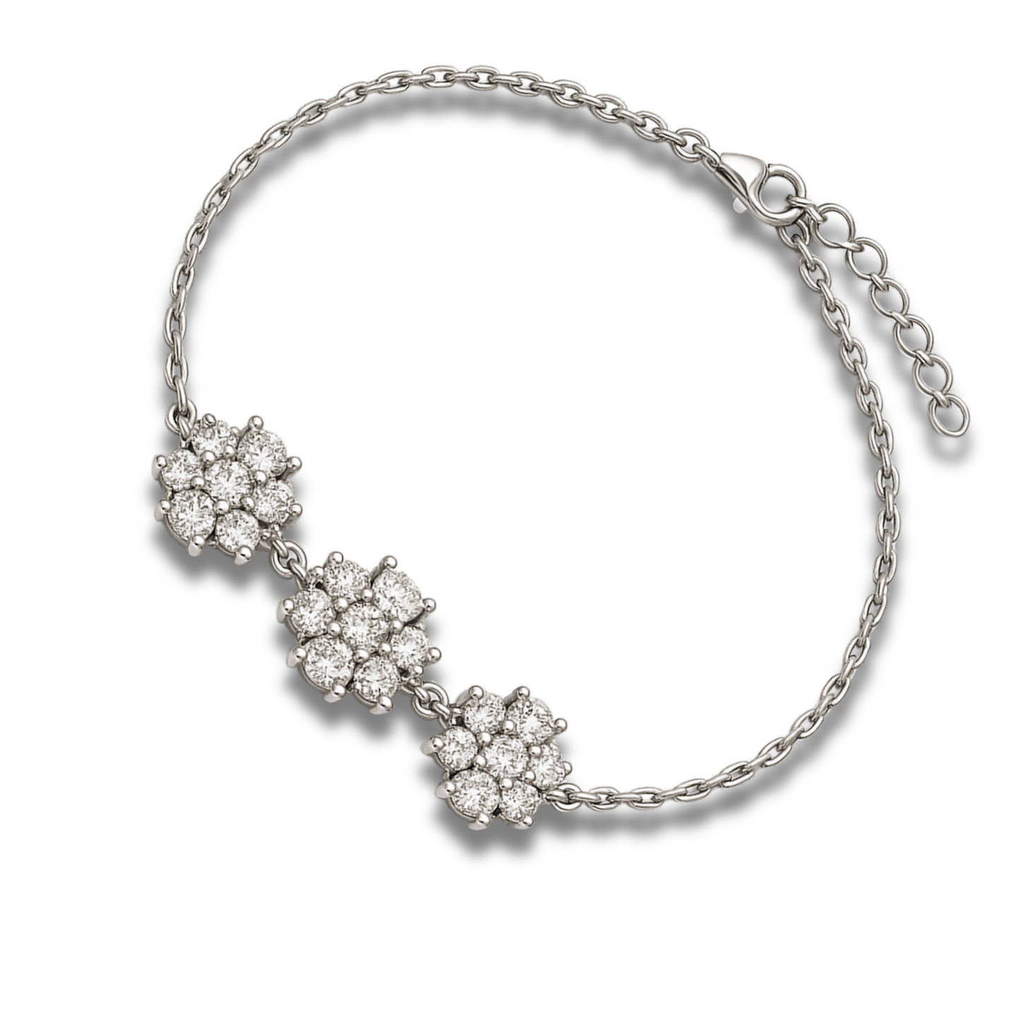 Brățară cu trei flori