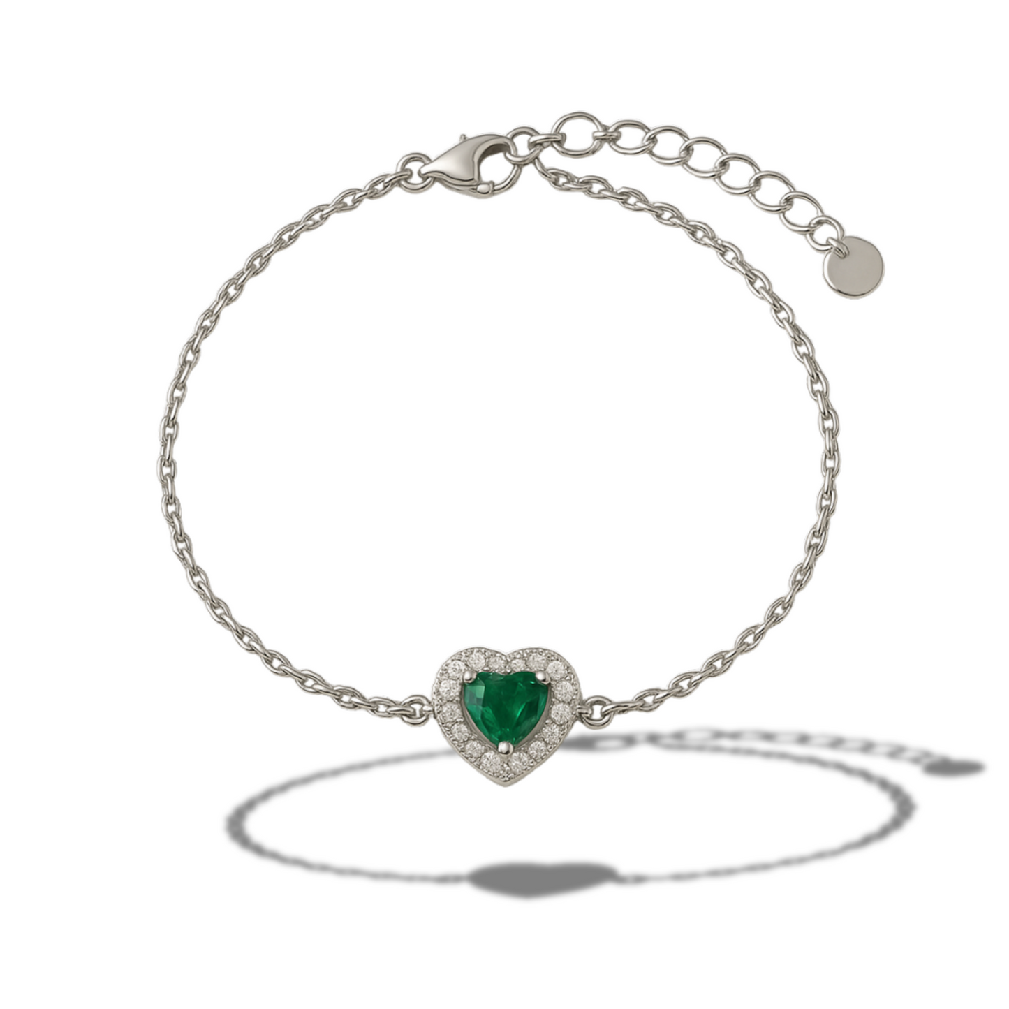 Brățară inima verde