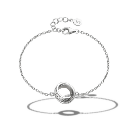 Brățară 2 verighete LOVE