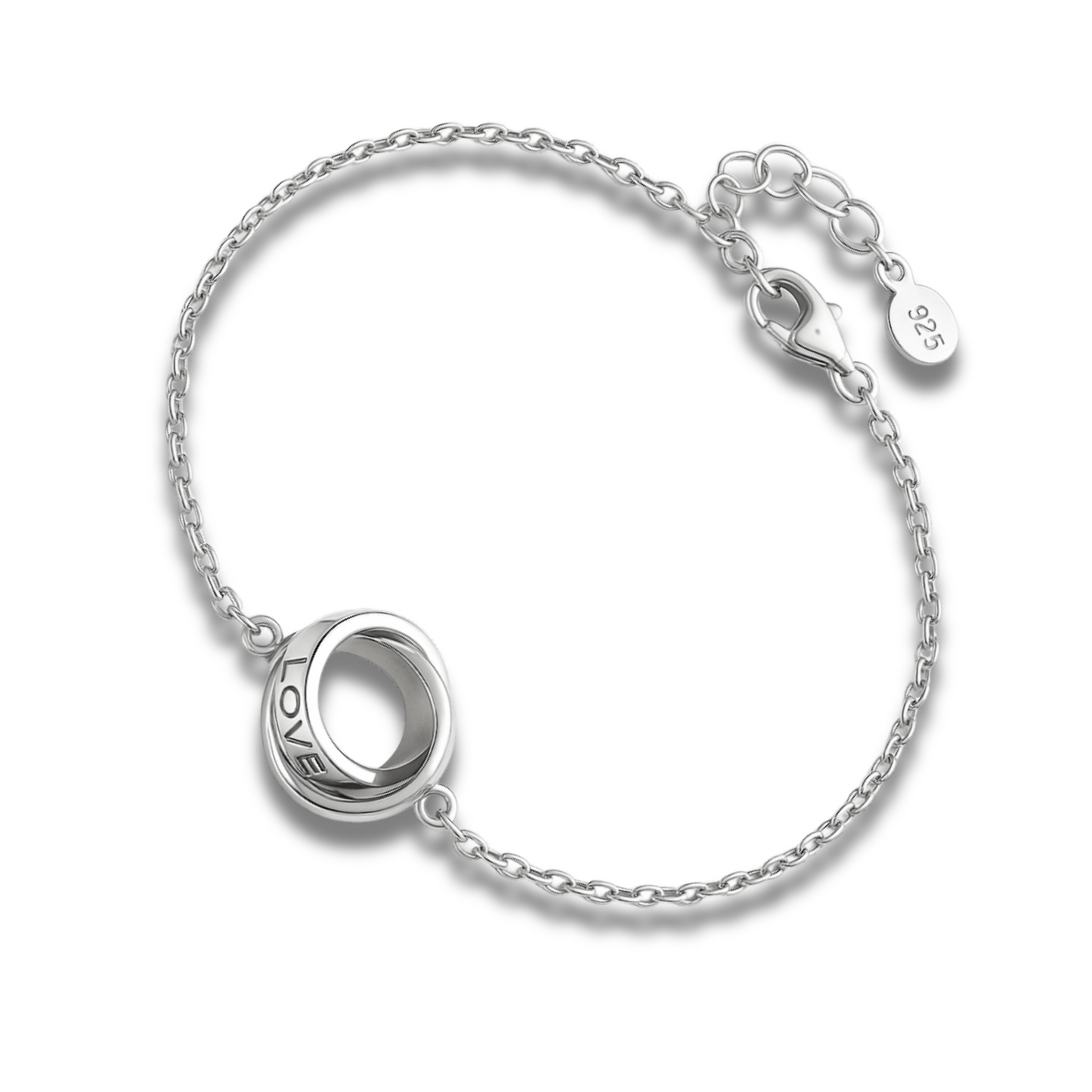 Brățară 2 verighete LOVE