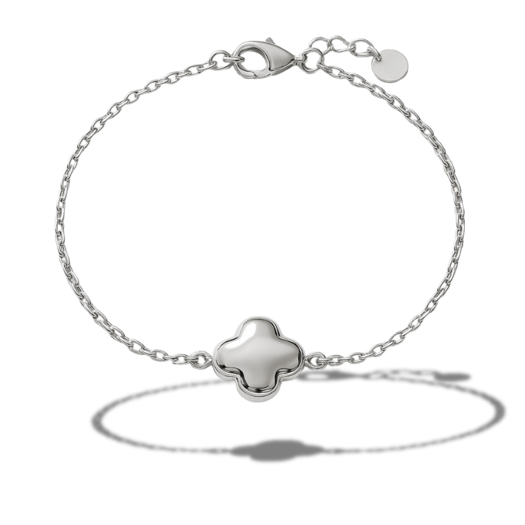 Brățară minimalista cu floare geometrică