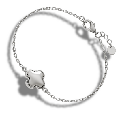 Brățară minimalista cu floare geometrică