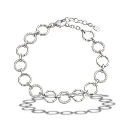 Brățară eleganta cu cercuri duo