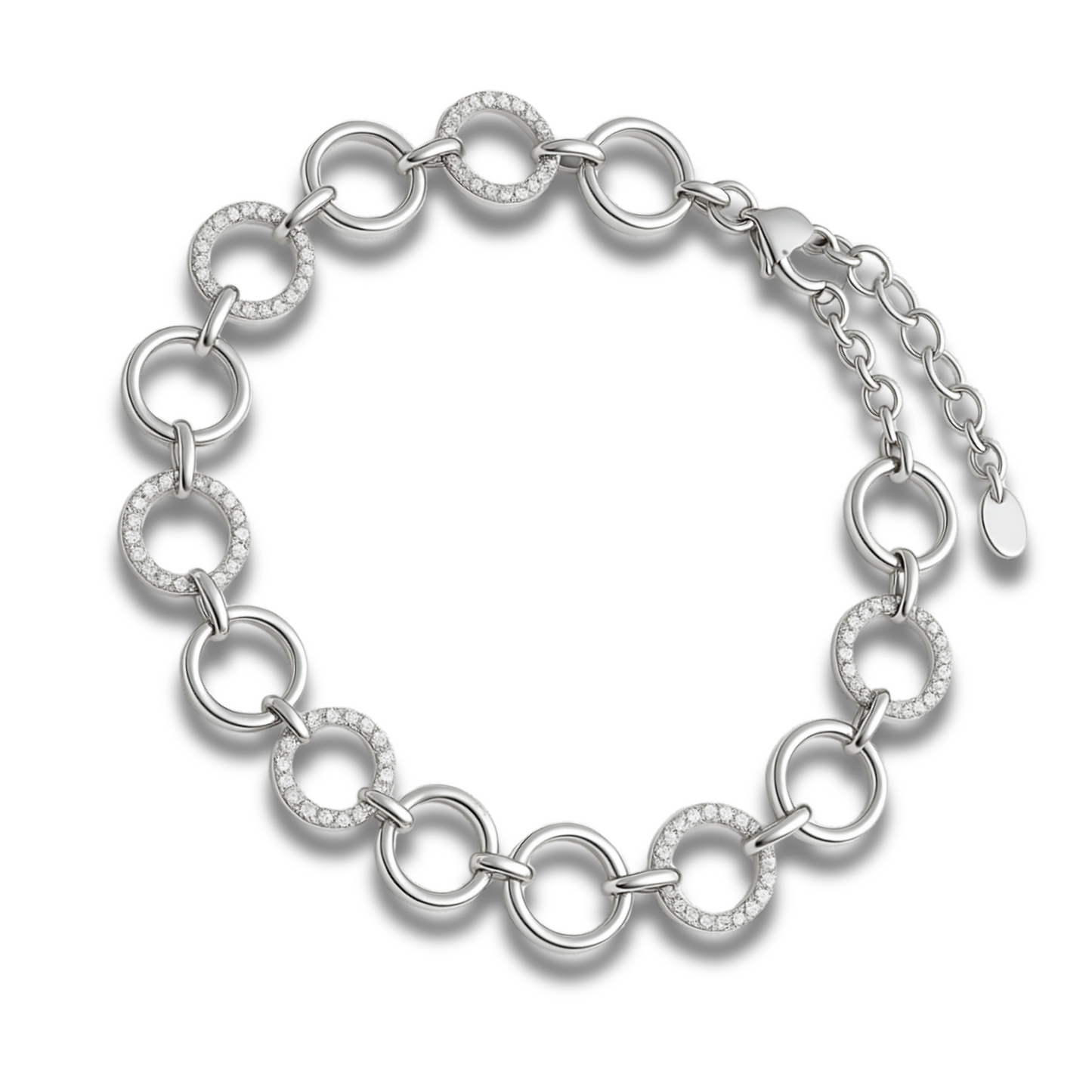 Brățară eleganta cu cercuri duo