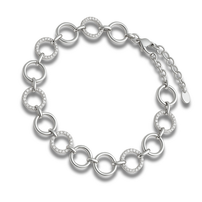 Brățară eleganta cu cercuri duo