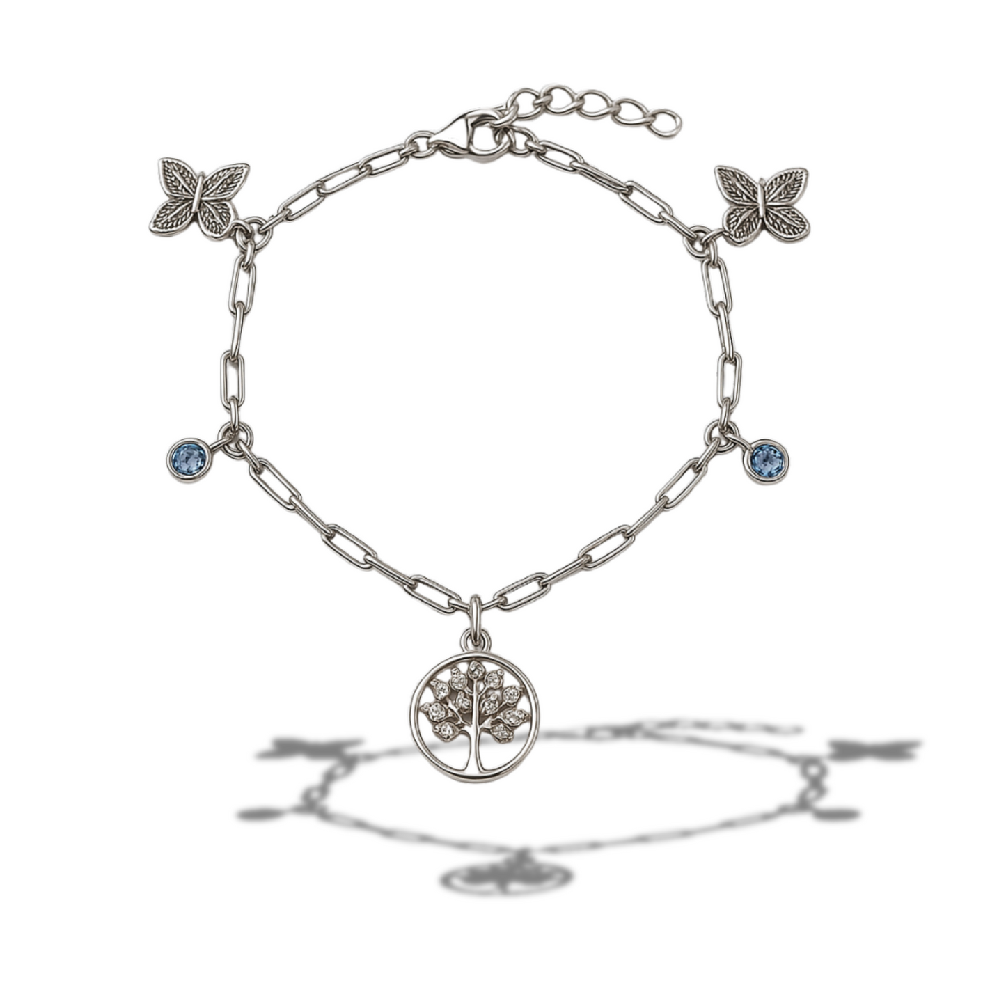 Brățară cu pomul vieții si fluturi