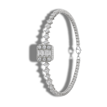 Brățară eleganta stil tennis cu dreptunghi