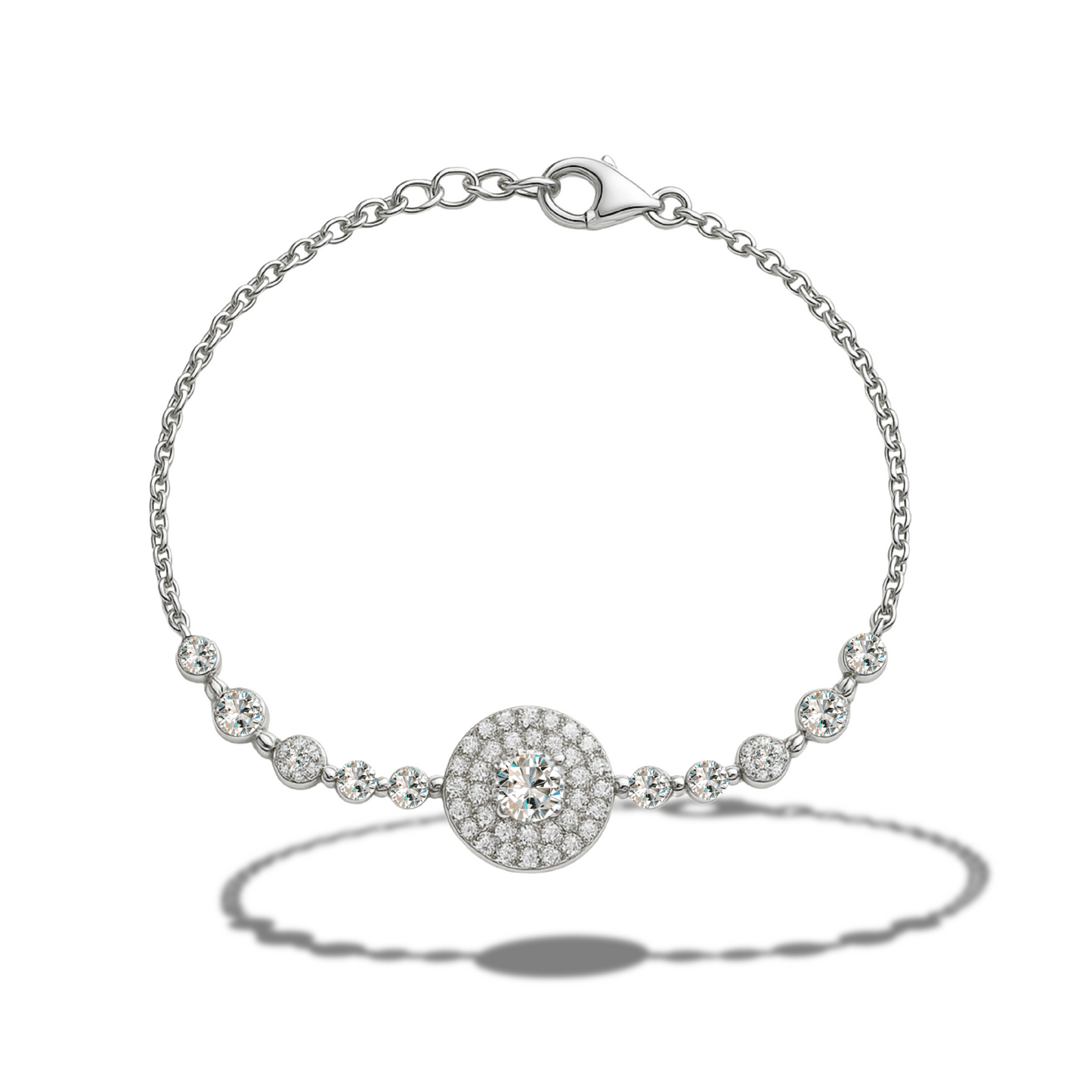 Brățară cercuri si zirconii