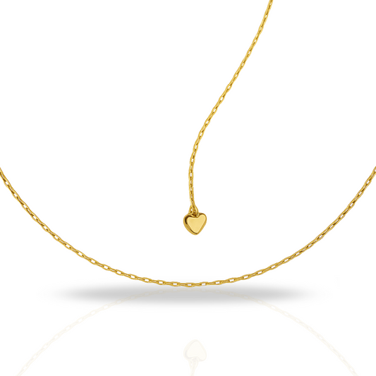 Lanț auriu classic reglabil maxim 60 de cm