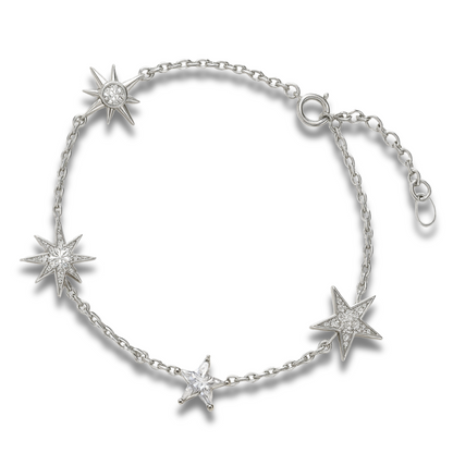 Brățară asimetrică cu stele