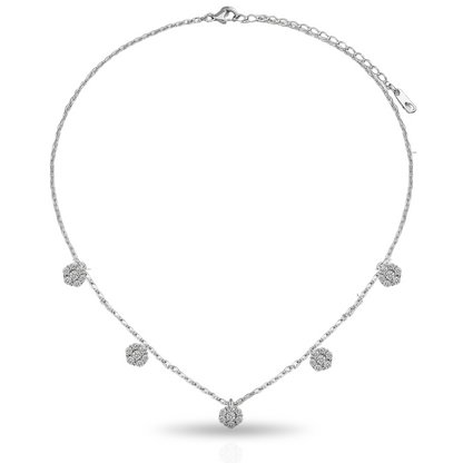 Colier cu cercuri si zirconii