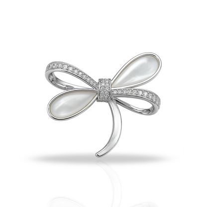 Broșă funda cu sided