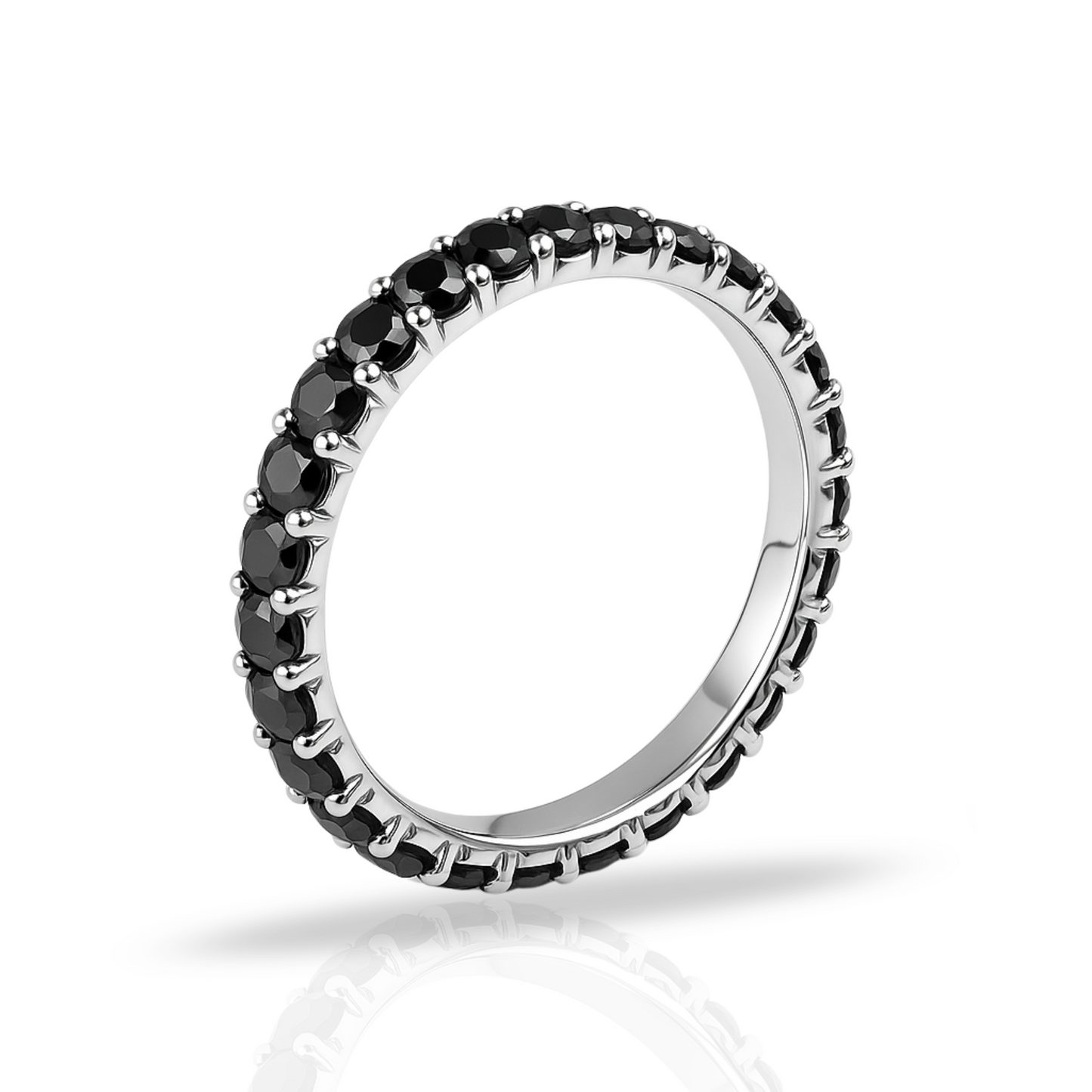 Inel tennis 2 mm negru